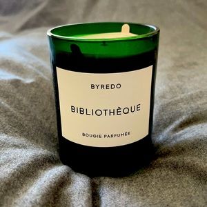 AUTHENTIC BYREDO BIBLIOTHEQUE BOUGIE CANDLE 240g